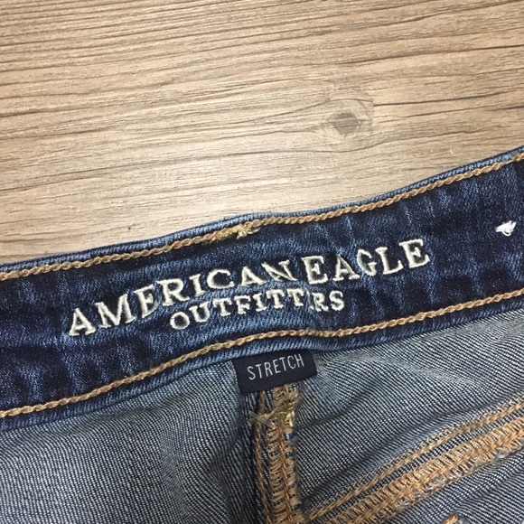 American eagle denim stretch shorts with cuff - Picture 5 of 7